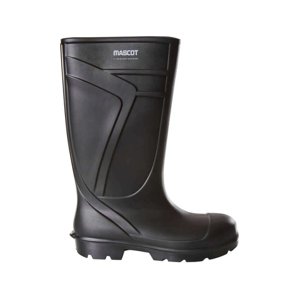 Mascot PU Safety Wellington Boots F0852-703 Front #colour_black