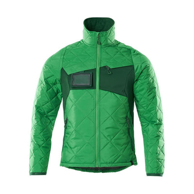 Mascot Padded Thermal Jacket 18015-318 Front #colour_grass-green-green
