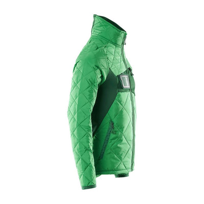 Mascot Padded Thermal Jacket 18015-318 Left #colour_grass-green-green