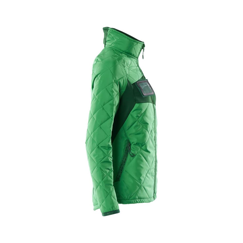 Mascot Padded Thermal Jacket 18025-318 Left #colour_grass-green-green