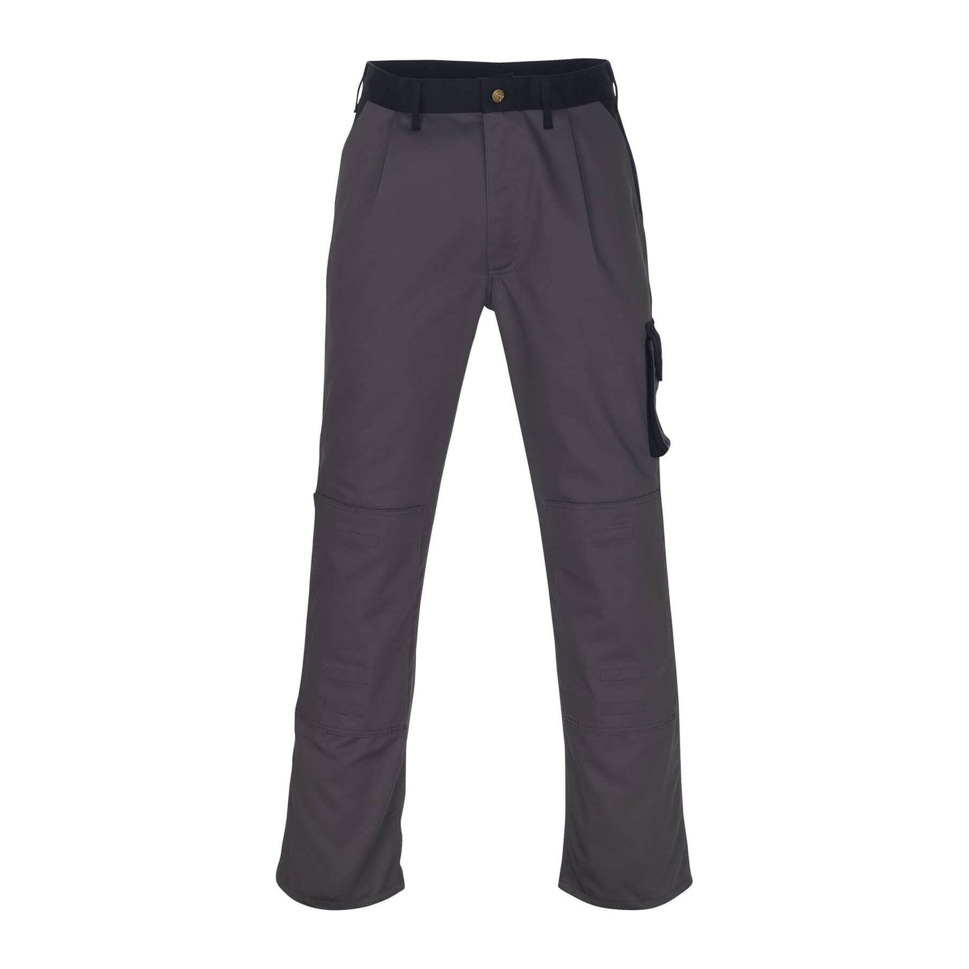 Mascot Palermo Work Trousers 00955-630 Front #colour_anthracite-grey-black