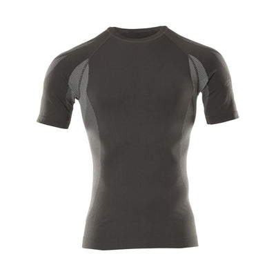 Mascot Pavia Base-Layer Shirt Short-Sleeve 50185-870 Front #colour_dark-anthracite-grey
