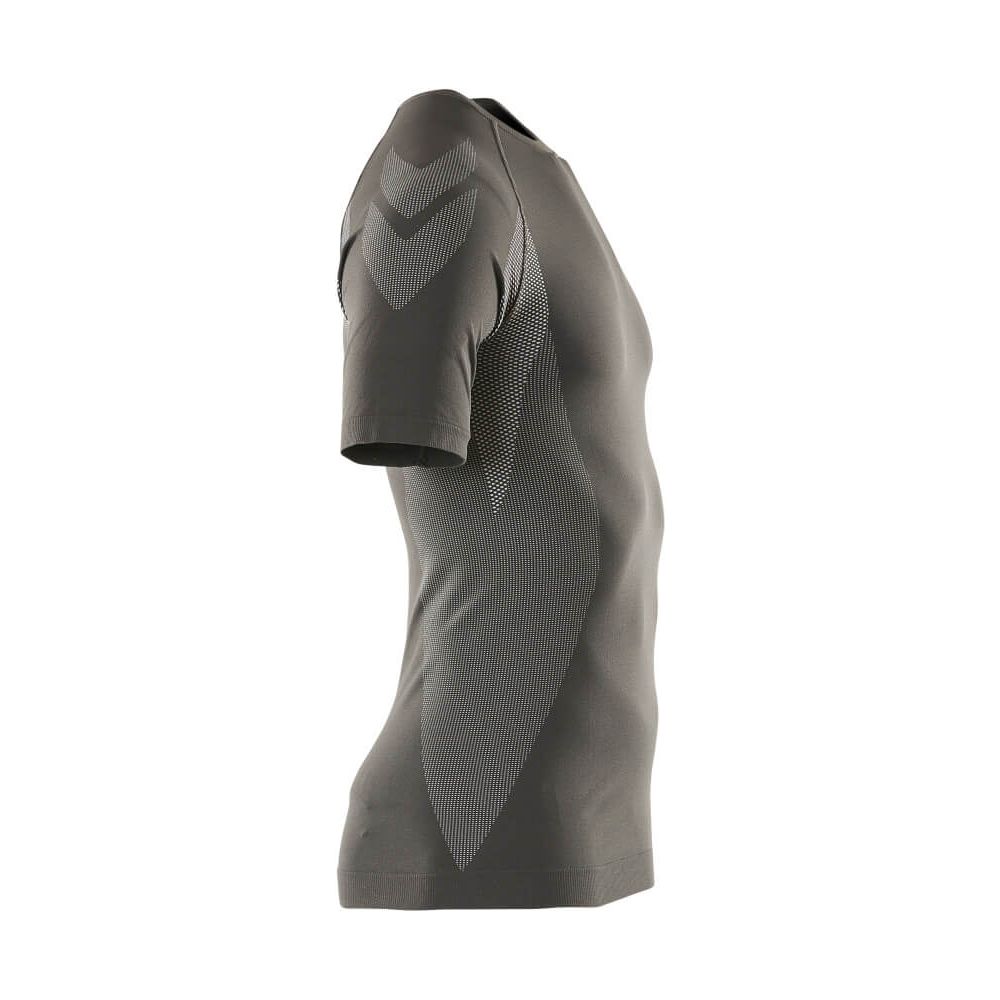 Mascot Pavia Base-Layer Shirt Short-Sleeve 50185-870 Left #colour_dark-anthracite-grey