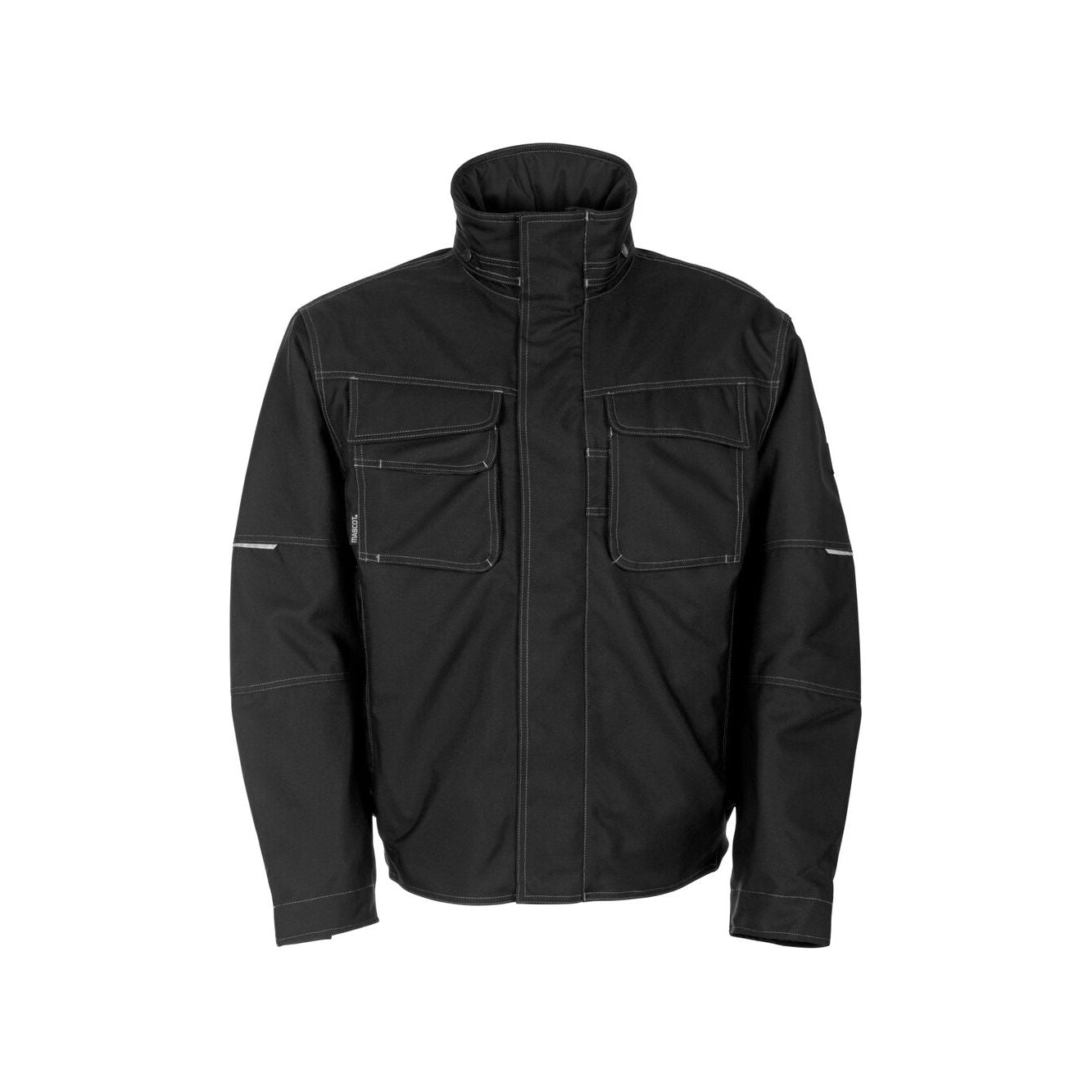 Mascot Pilot Jacket 05035-025 Breathable Waterproof Front #colour_black