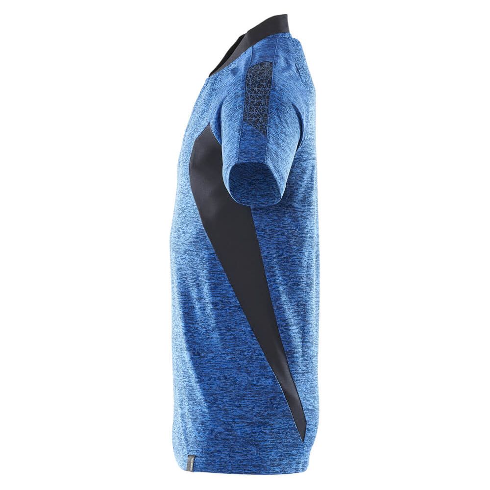 Mascot Polo Shirt 18083-801 Right #colour_azure-blue-dark-navy-blue
