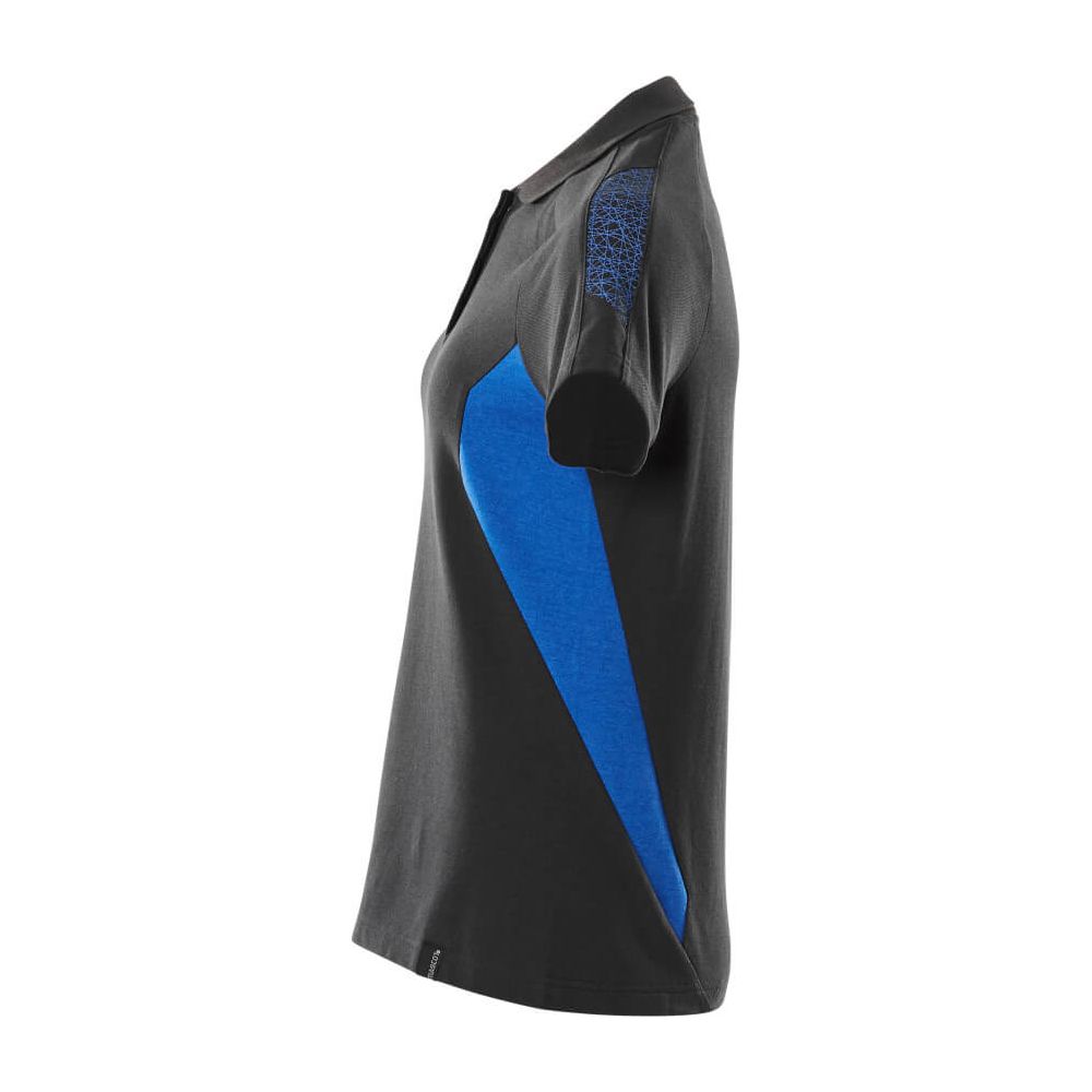 Mascot Polo Shirt 18393-961 Right #colour_dark-navy-blue-azure-blue