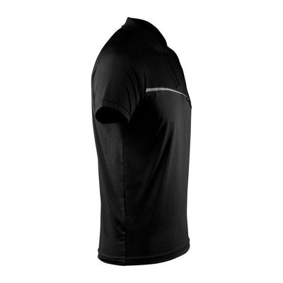 Mascot Polo Shirt Advanced Zip-Pocket 17283-945 Left #colour_black