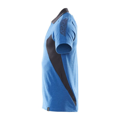 Mascot Polo shirt 18383-961 Right #colour_azure-blue-dark-navy-blue