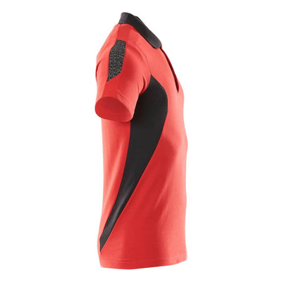 Mascot Polo shirt 18383-961 Left #colour_traffic-red-black