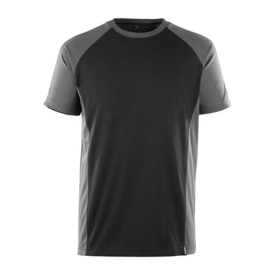 Mascot Potsdam Work T-shirt 50567-959 Front #colour_black-dark-anthracite-grey