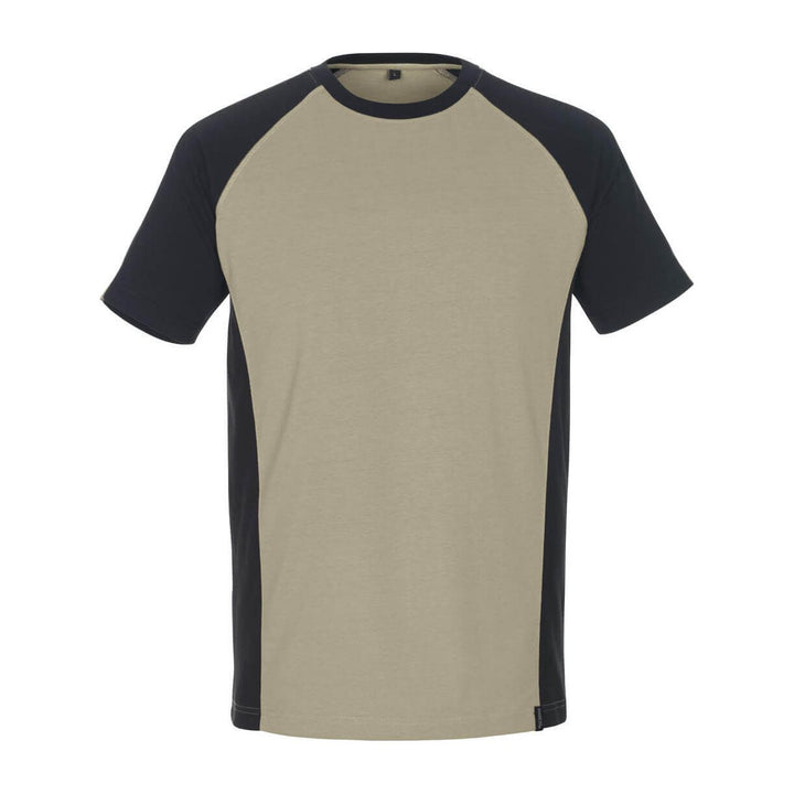 Mascot Potsdam Work T-shirt 50567-959 Front #colour_light-khaki-black