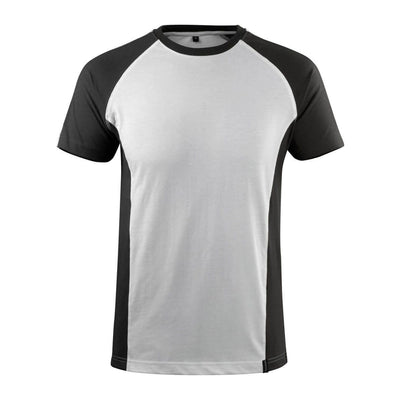 Mascot Potsdam Work T-shirt 50567-959 Front #colour_white-dark-anthracite-grey