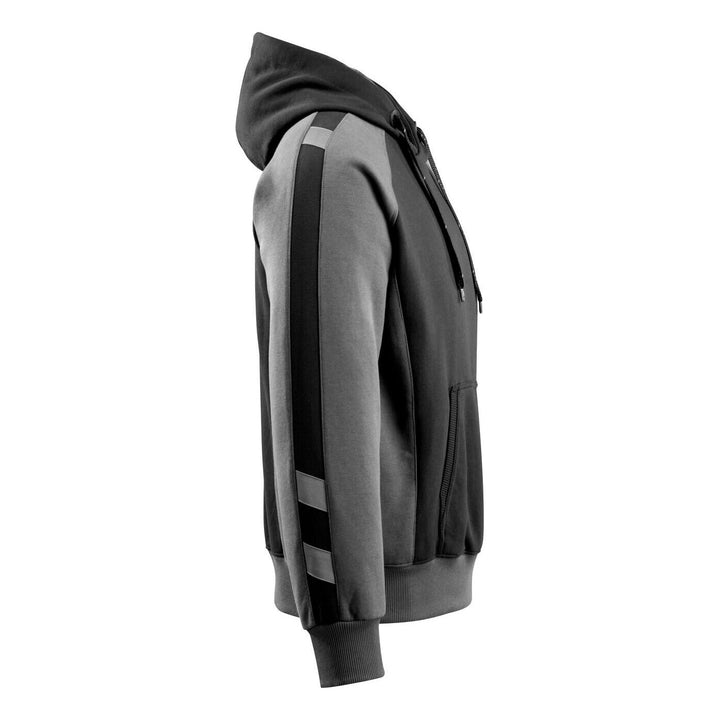 Mascot Regensburg Work Hoodie 50572-963 Left #colour_black-dark-anthracite-grey