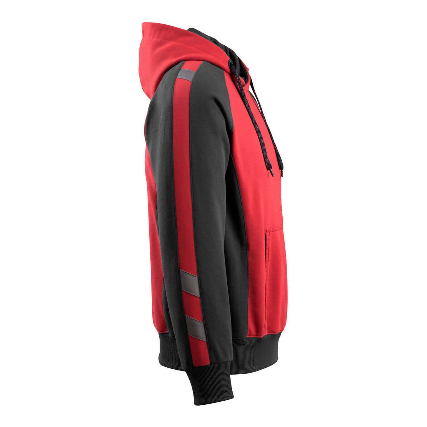 Mascot Regensburg Work Hoodie 50572-963 Left #colour_red-black