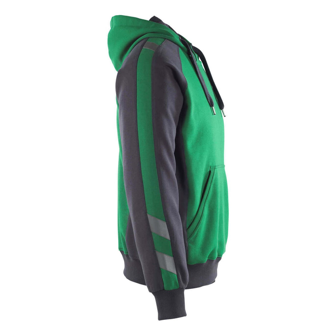 Mascot Regensburg Work Hoodie Jumper 50508-811 Left #colour_green-black