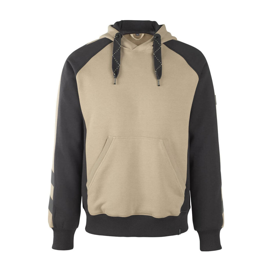 Mascot Regensburg Work Hoodie Jumper 50508-811 Front #colour_light-khaki-black