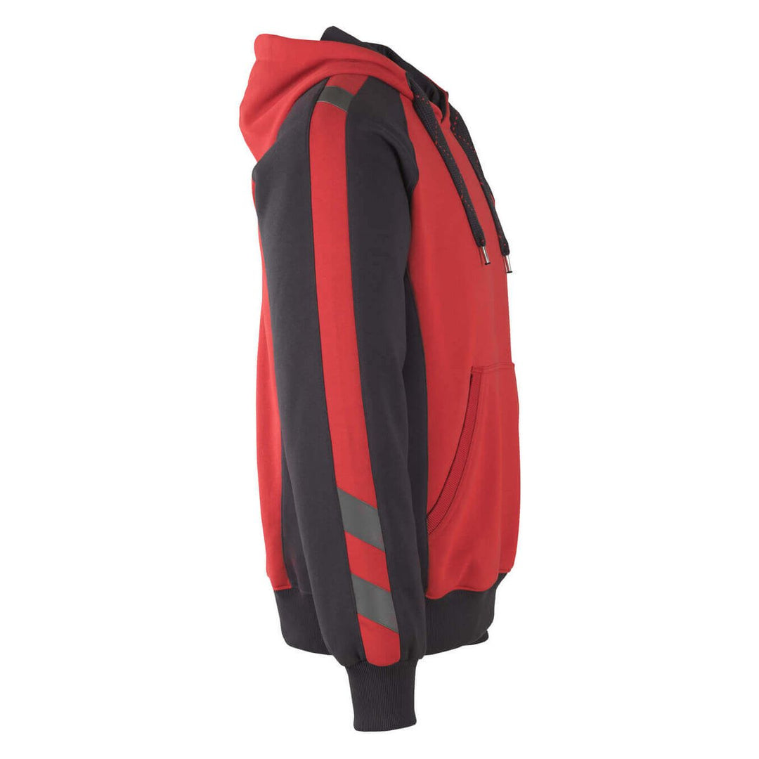 Mascot Regensburg Work Hoodie Jumper 50508-811 Left #colour_red-black