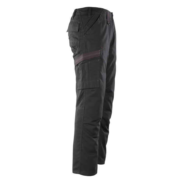 Mascot Rhodos Work Trousers 07279-154 Left #colour_black