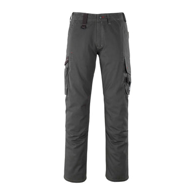 Mascot Rhodos Work Trousers 07279-154 Front #colour_dark-anthracite-grey
