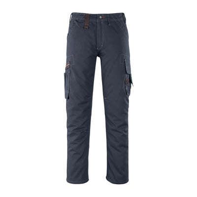 Mascot Rhodos Work Trousers 07279-154 Front #colour_dark-navy-blue