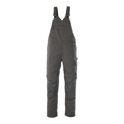 Mascot Richmond Bib-Brace Kneepad Pockets 10169-154 Front #colour_dark-anthracite-grey