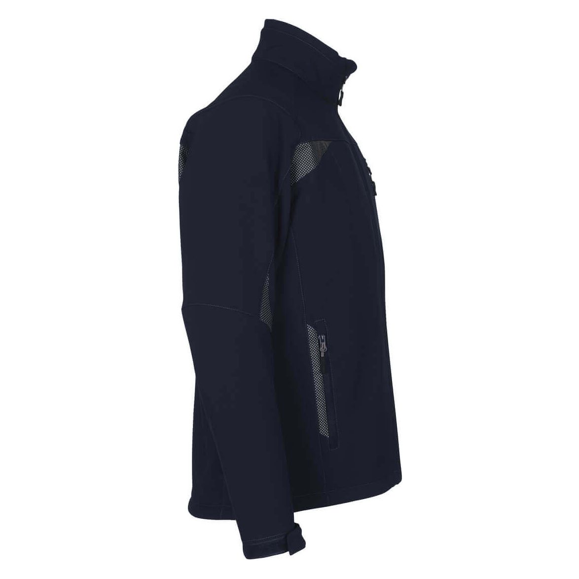Mascot Ripoll Softshell Jacket Fleece-Lined 10002-883 Left #colour_navy-blue