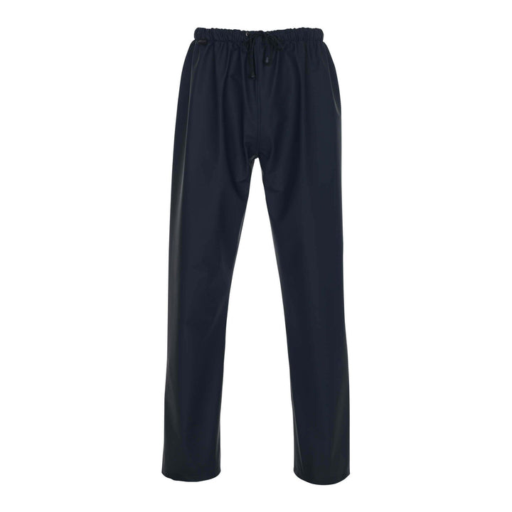 Mascot Riverton Rain Trousers 07062-028 Front #colour_navy-blue