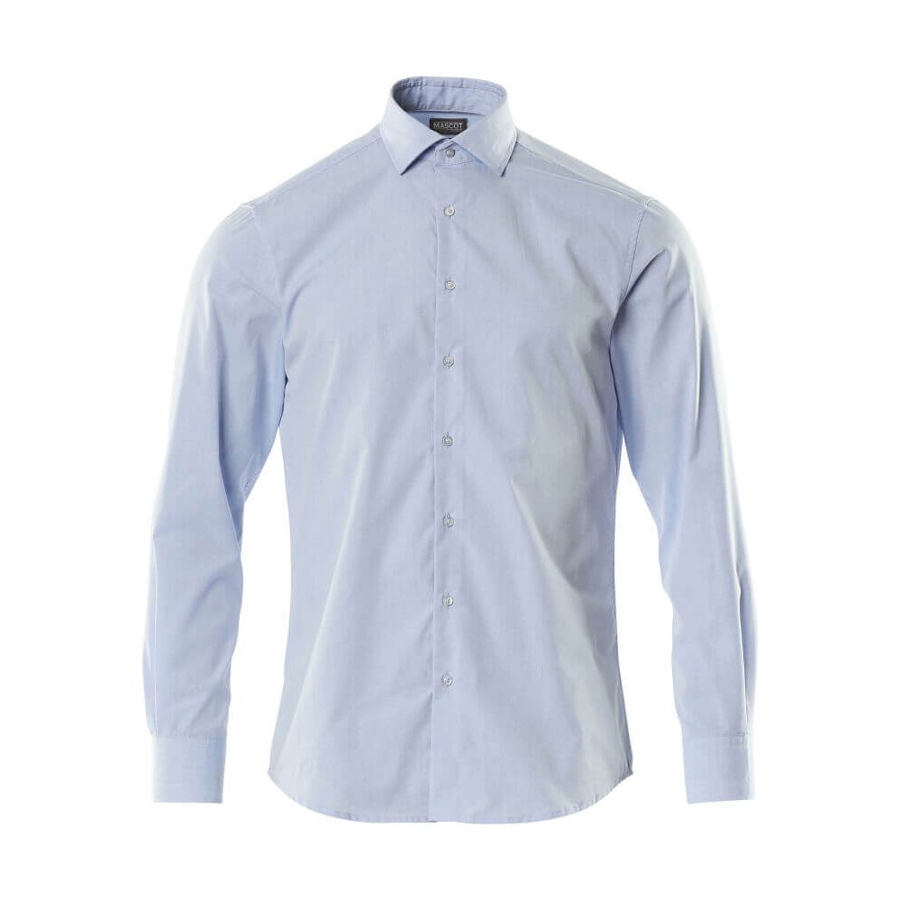 Mascot Roanne Work Shirt 50633-984 Front #colour_light-blue