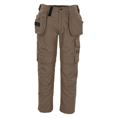 Mascot Ronda Trousers Kneepad and Holster Pockets 08131-010 Front #colour_khaki