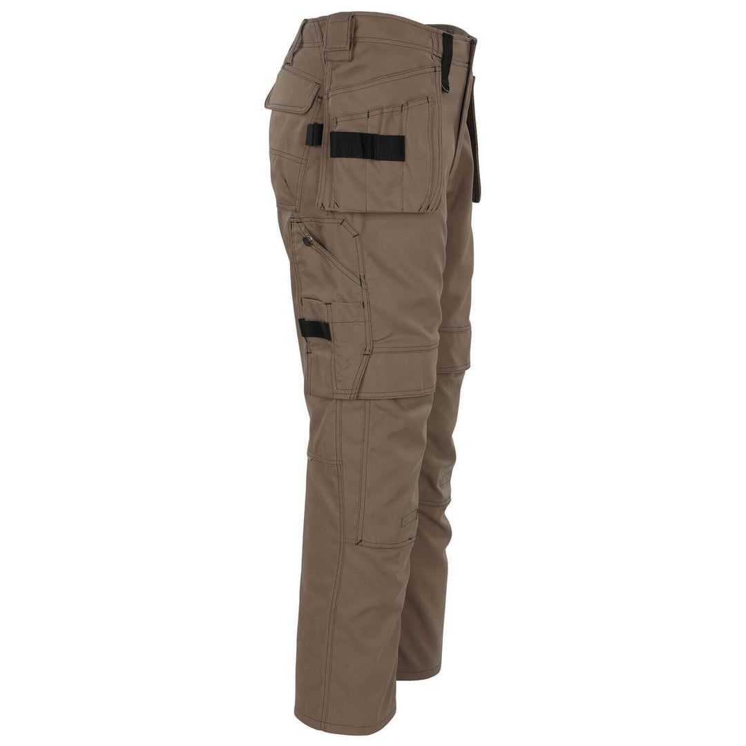 Mascot Ronda Trousers Kneepad and Holster Pockets 08131-010 Left #colour_khaki