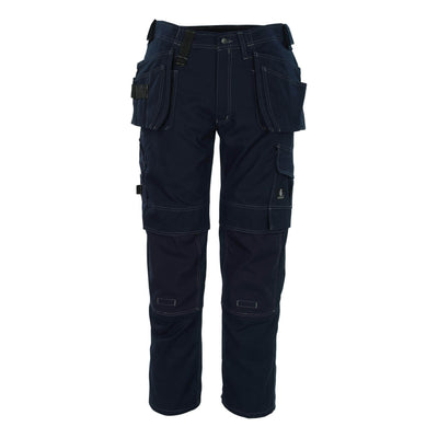 Mascot Ronda Trousers Kneepad and Holster Pockets 08131-010 Front #colour_navy-blue