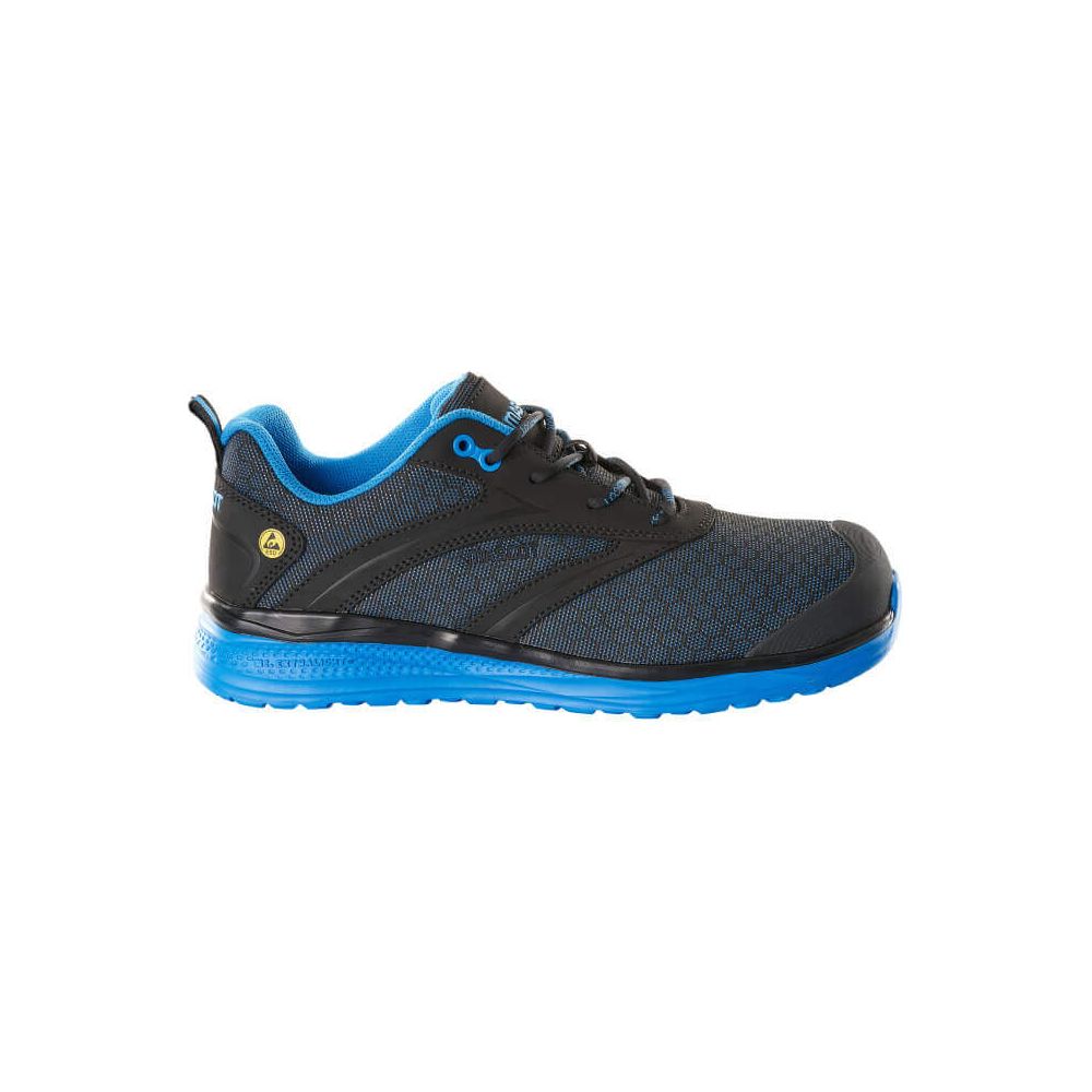 Mascot S1P Safety Shoe F0250-909 Front #colour_black-royal-blue