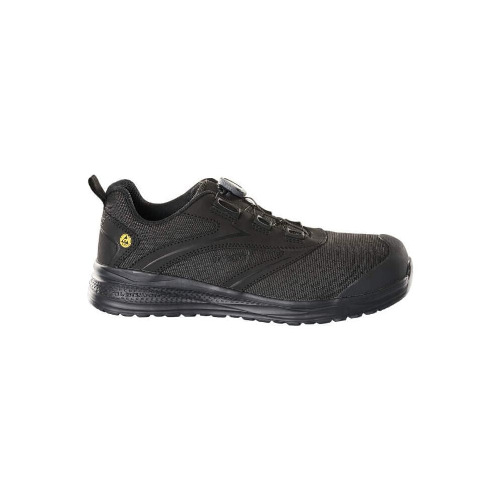 Mascot S1P Safety Shoe F0251-909 Front #colour_black-black