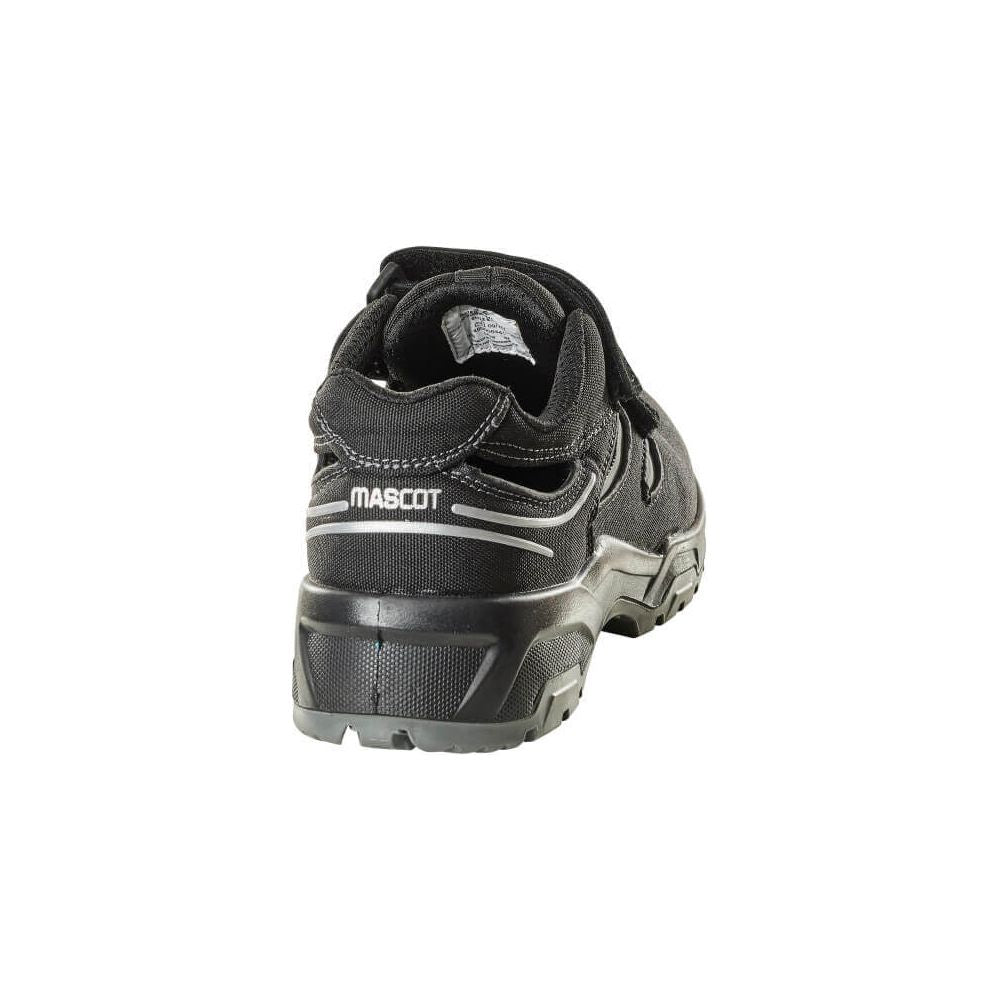 Mascot Safety Work Sandals S1P F0100-910 Left #colour_black-silver