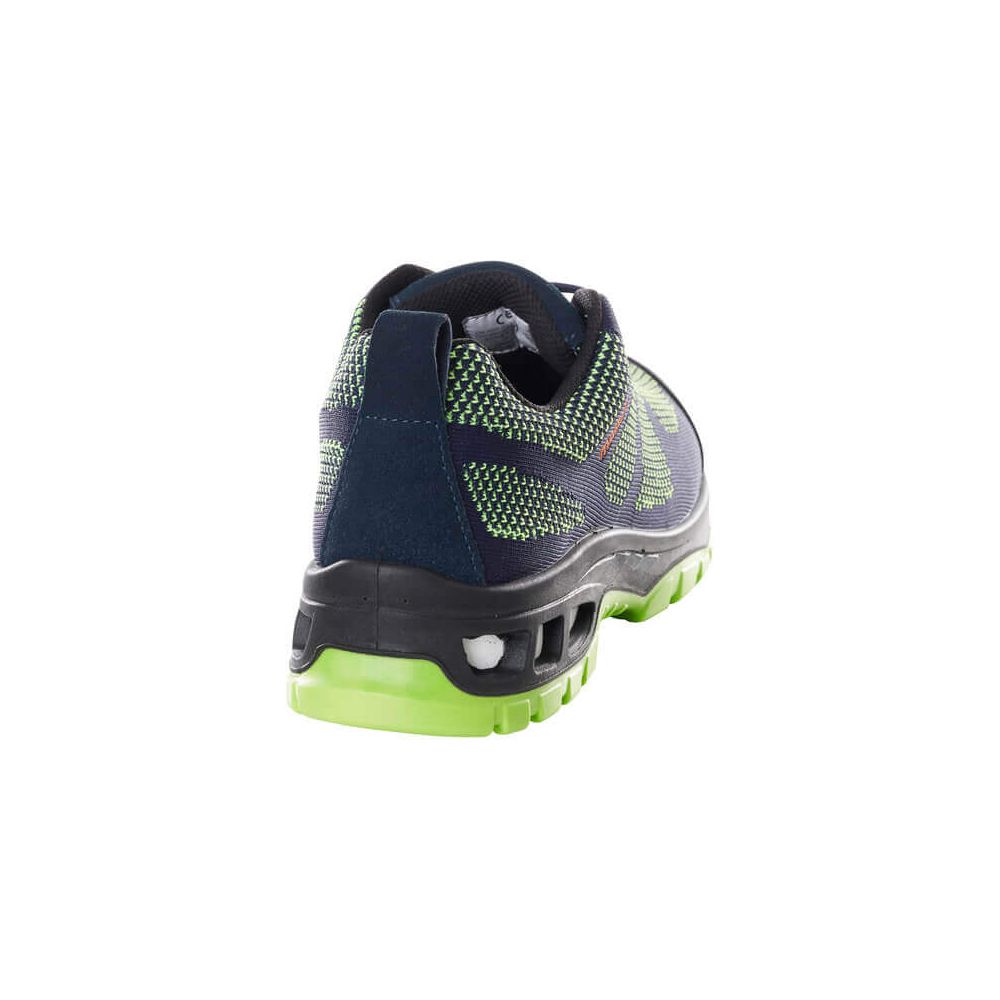 Mascot Safety Work Shoes S1P F0131-849 Left #colour_dark-navy-blue-lime-green