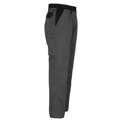 Mascot Salerno Work Trousers 06279-430 Left #colour_anthracite-grey-black