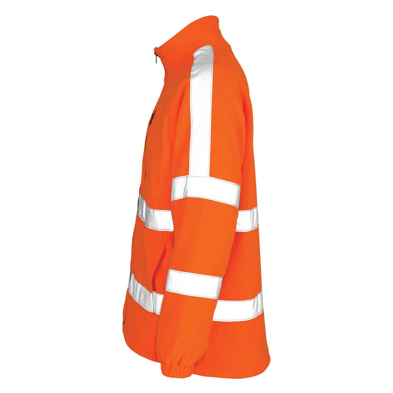 Mascot Salzburg Hi-Vis Fleece Jacket 05242-125 Right #colour_hi-vis-orange