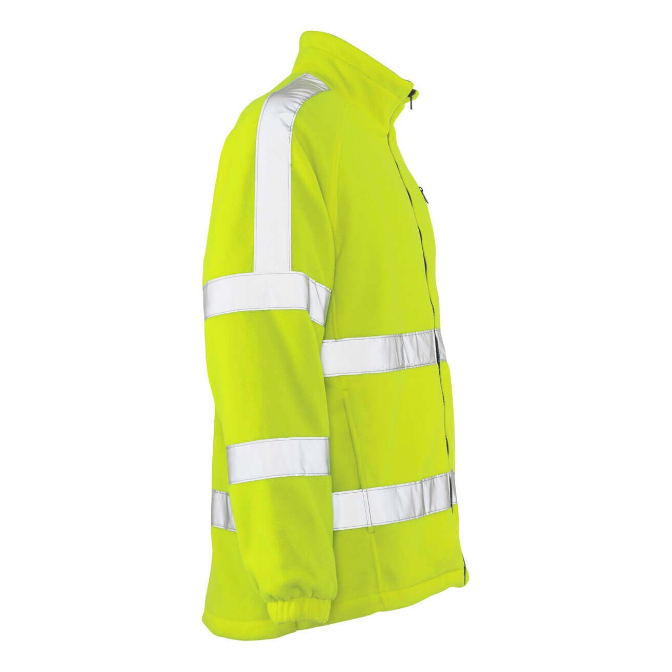 Mascot Salzburg Hi-Vis Fleece Jacket 05242-125 Left #colour_hi-vis-yellow