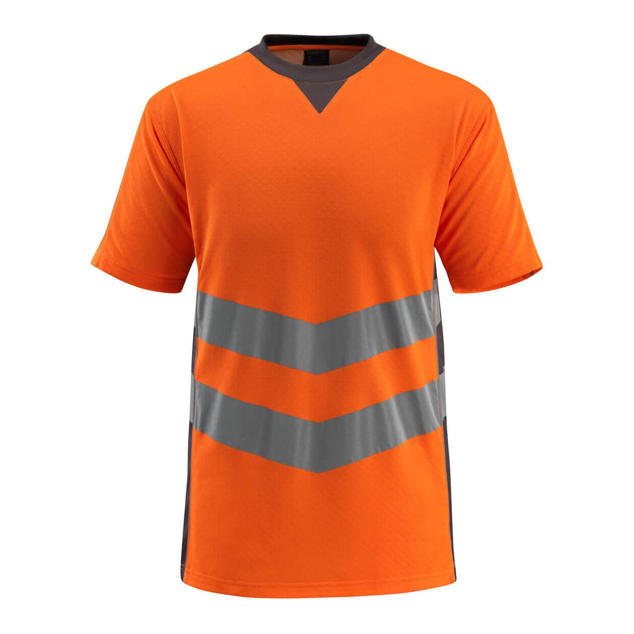 Mascot Sandwell Hi-Vis T-shirt 50127-933 Front #colour_hi-vis-orange-dark-anthracite-grey