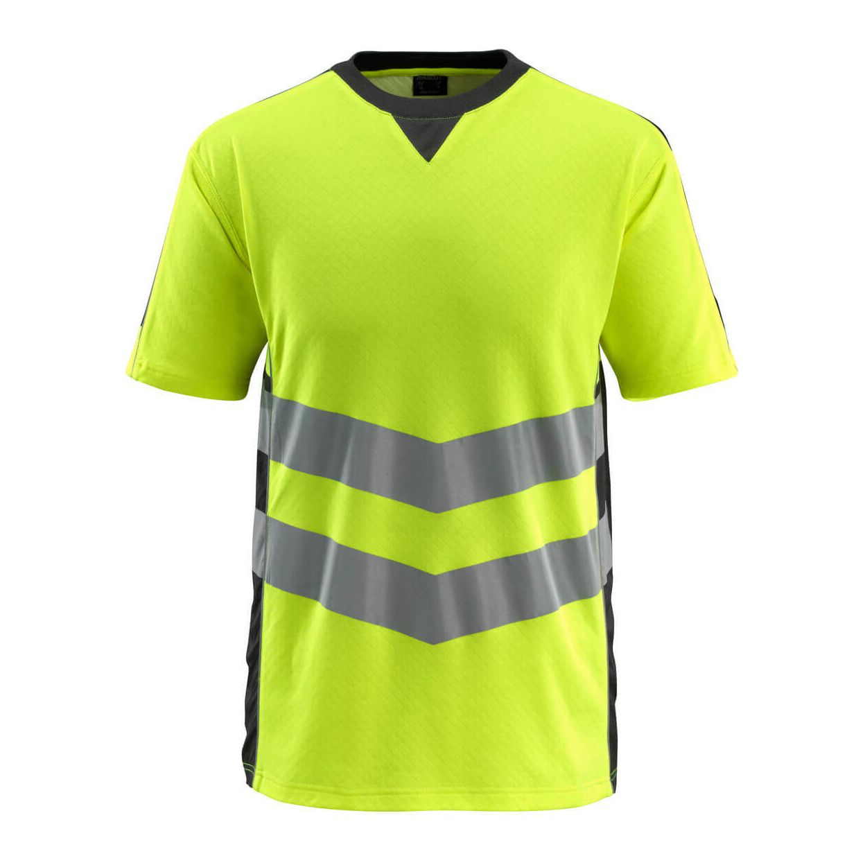 Mascot Sandwell Hi-Vis T-shirt 50127-933 Front #colour_hi-vis-yellow-black
