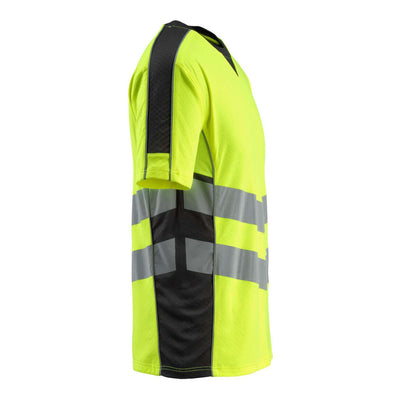 Mascot Sandwell Hi-Vis T-shirt 50127-933 Left #colour_hi-vis-yellow-black