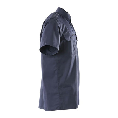 Mascot Savannah Short-Sleeved Shirt 00503-230 Left #colour_navy-blue
