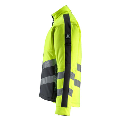 Mascot Sheffield Hi-Vis Fleece Jacket 15503-259 Right #colour_hi-vis-yellow-black