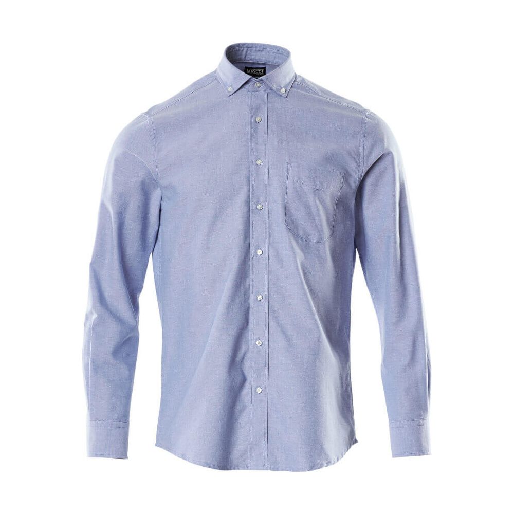 Mascot Shirt Button Collar 50629-988 Front #colour_light-blue