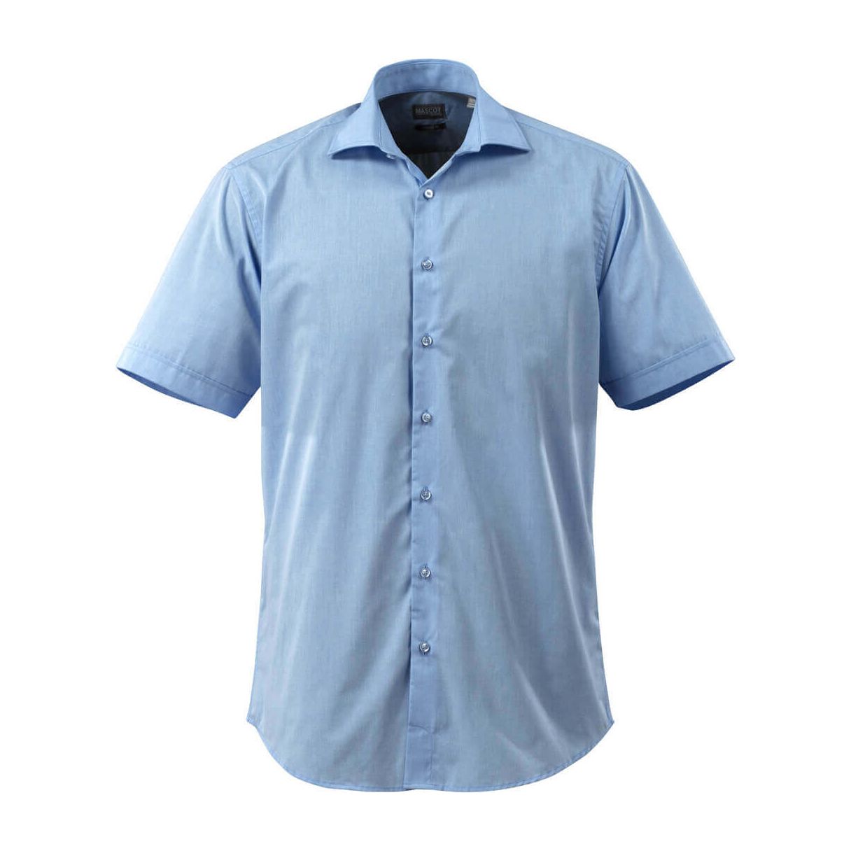 Mascot Short-Sleeve Work Shirt 50632-984 Front #colour_light-blue