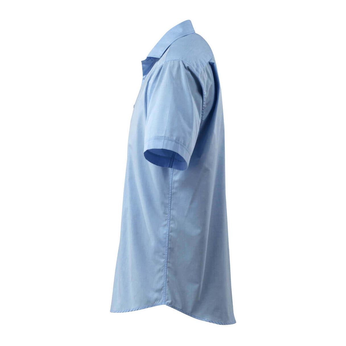 Mascot Short-Sleeve Work Shirt 50632-984 Right #colour_light-blue