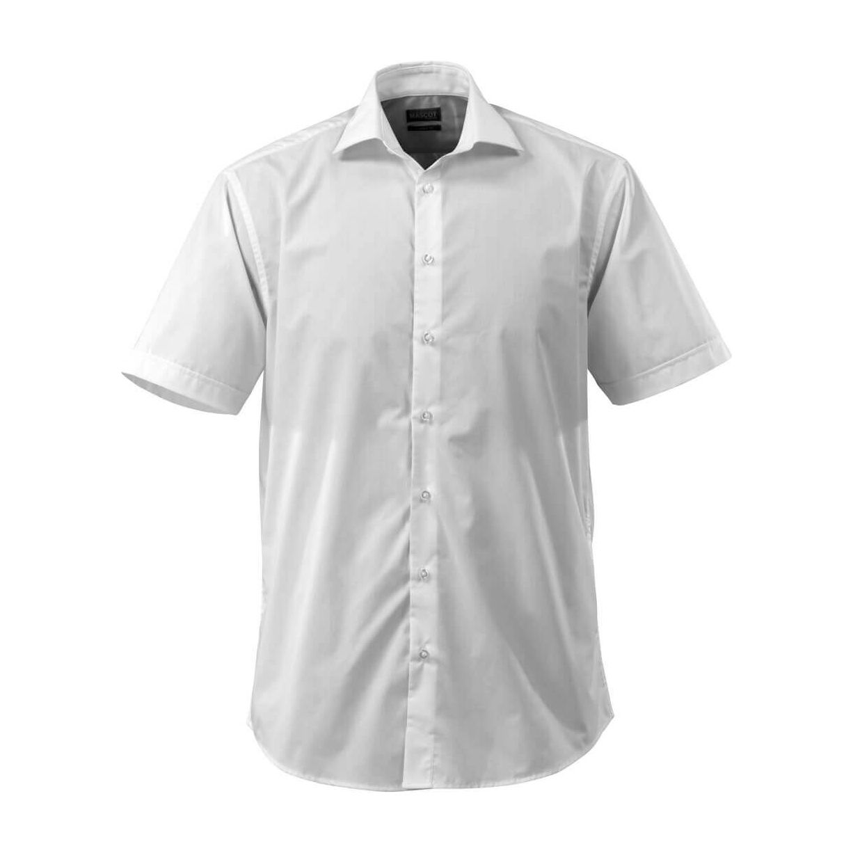 Mascot Short-Sleeve Work Shirt 50632-984 Front #colour_white