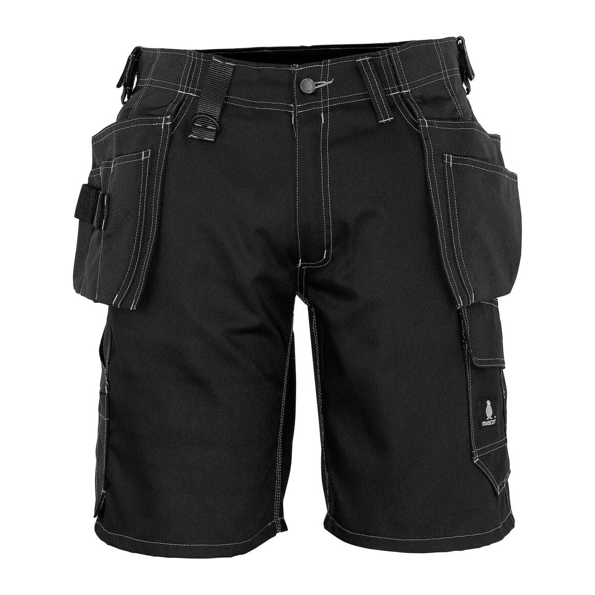 Mascot Shorts Holster Pockets 09349-154 Front #colour_black