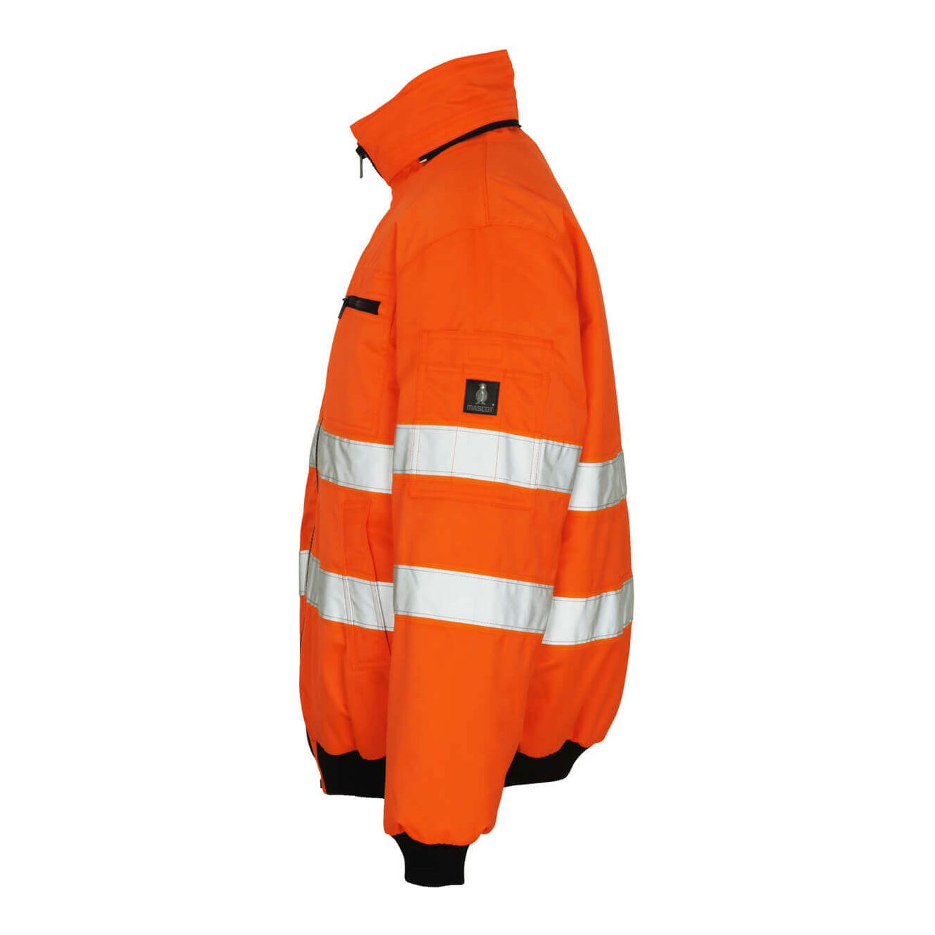 Mascot St Moritz Hi-Vis Pilot Jacket 00534-880 Right #colour_hi-vis-orange