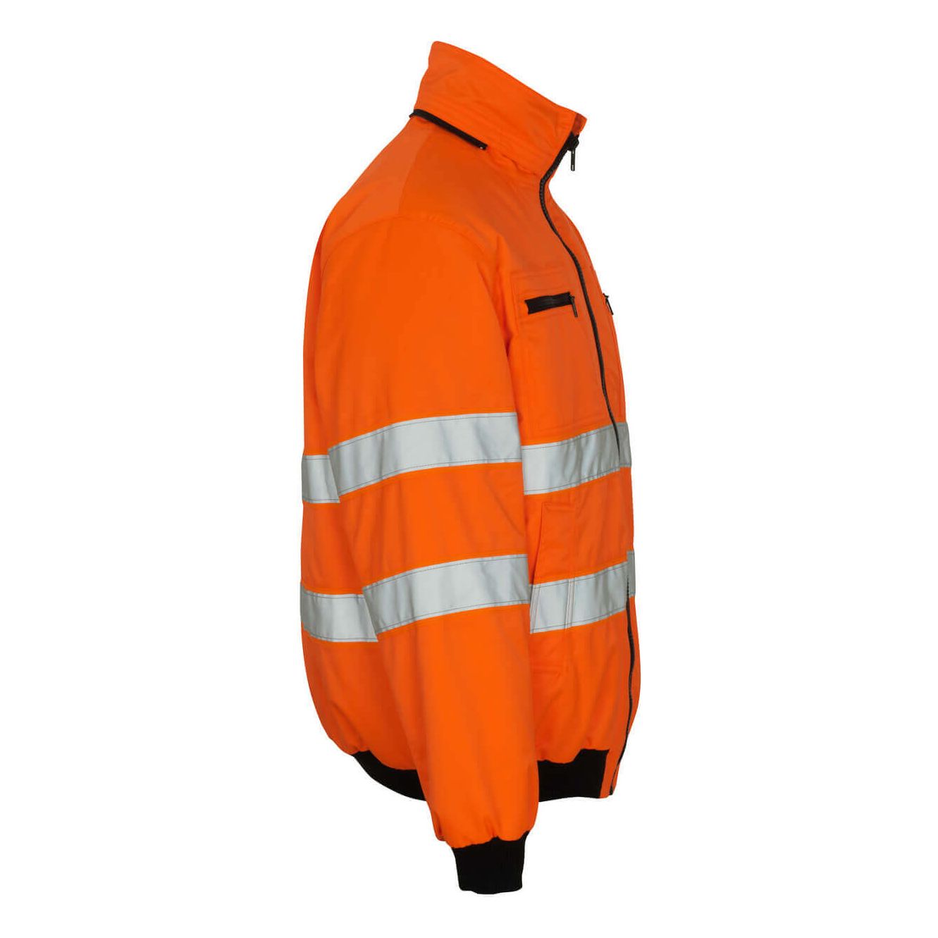 Mascot St Moritz Hi-Vis Pilot Jacket 00534-880 Left #colour_hi-vis-orange